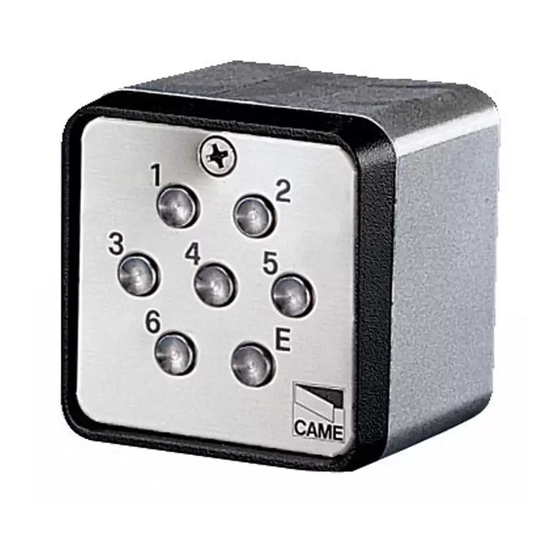 CAME S7000 Anleitung