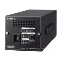 Sony HDCE-200 Bedienungsanleitung