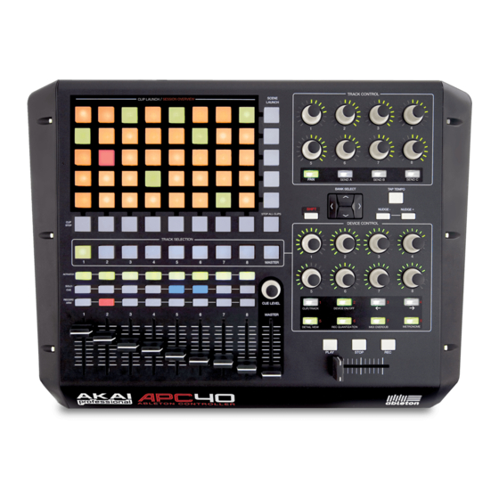Akai APC40 Kurzanleitung