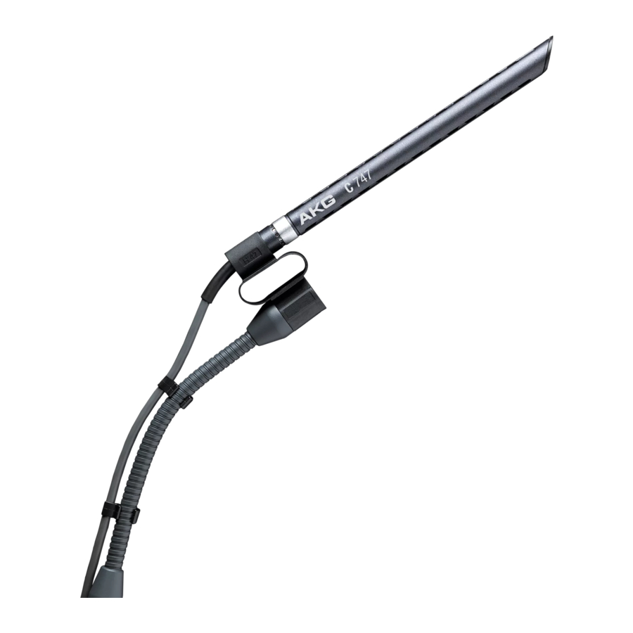 Harman AKG C747 V11 Handbücher