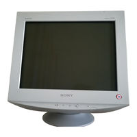 Sony Trinitron CPD-G420 Bedienungsanleitung