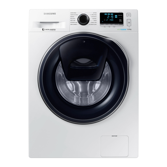 Samsung WW9 K6 Serie Benutzerhandbuch