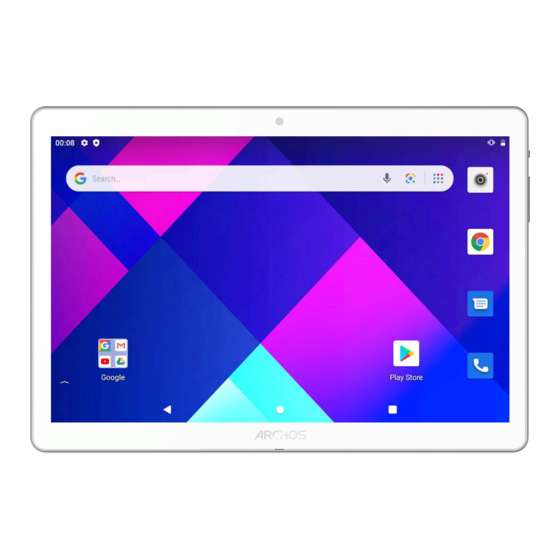 Archos T96 3G Schnellstartanleitung