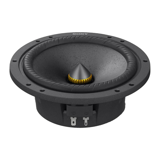 Sony XS-162ES Montageanleitung