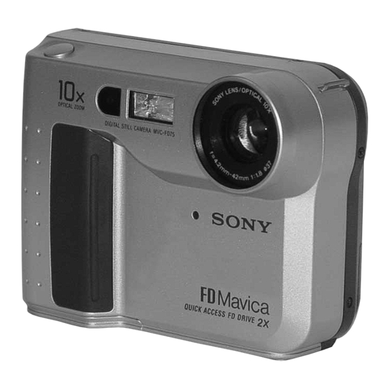 Sony MVC-FD75 Bedienungsanleitung