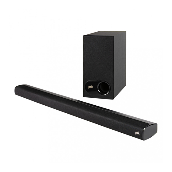 Polk Signa S2 Schnellstartanleitung