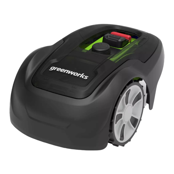 GreenWorks Optimow 4 Bedienungshandbuch