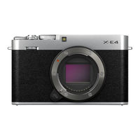 FujiFilm X-E4 Bedienungsanleitung
