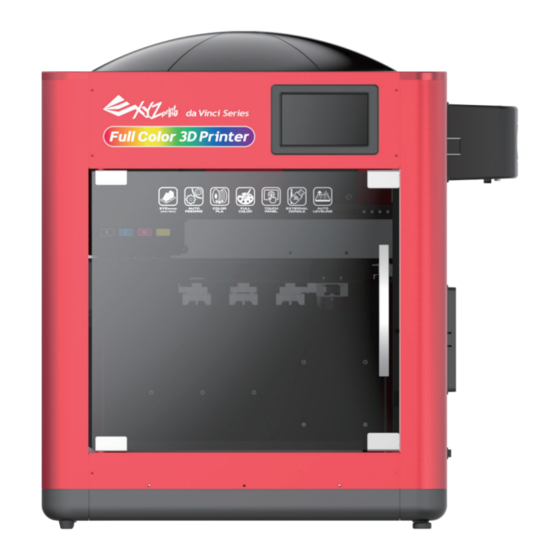 XYZ Printing da Vinci Color Bedienungsanleitung