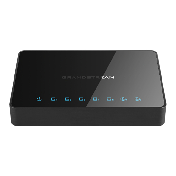 Grandstream Networks GWN7000 Schnellinstallationsanleitung