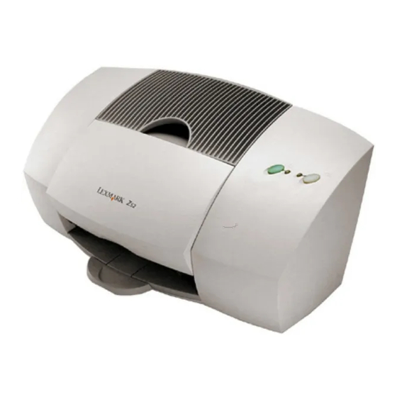 Lexmark Z52 Benutzerhandbuch