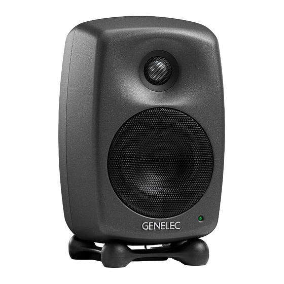 Genelec 8010 Installationsanleitung