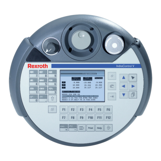 Bosch Rexroth IndraControl VCH 08.1 Betriebsanleitung
