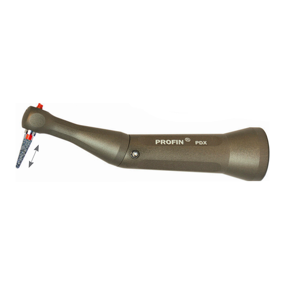Dentatus Profin PDX Anleitung - Instandhaltung