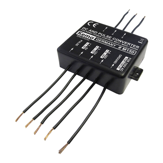 Kemo Electronic M150 Aufbauanweisung