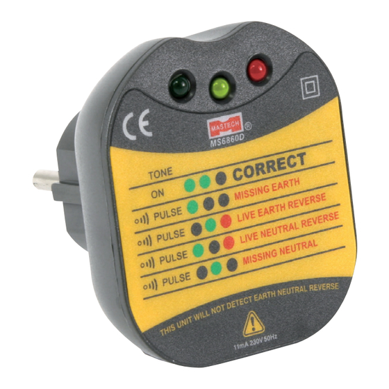 Mastech MS6860D Bedienungsanleitung