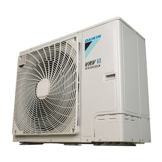 Daikin RXYSA4A7V1B Installation Und Betriebsanleitung