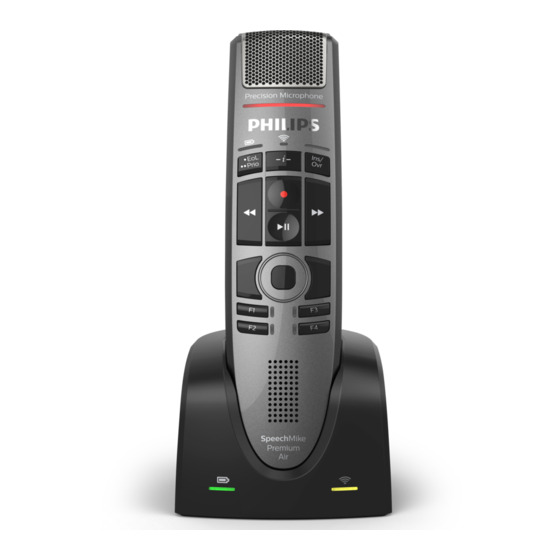 Philips SpeechMike Premium Air SMP4000 Benutzerhandbuch