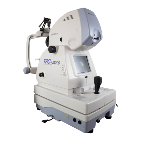 Topcon TRC-NW200 Benutzerhandbuch