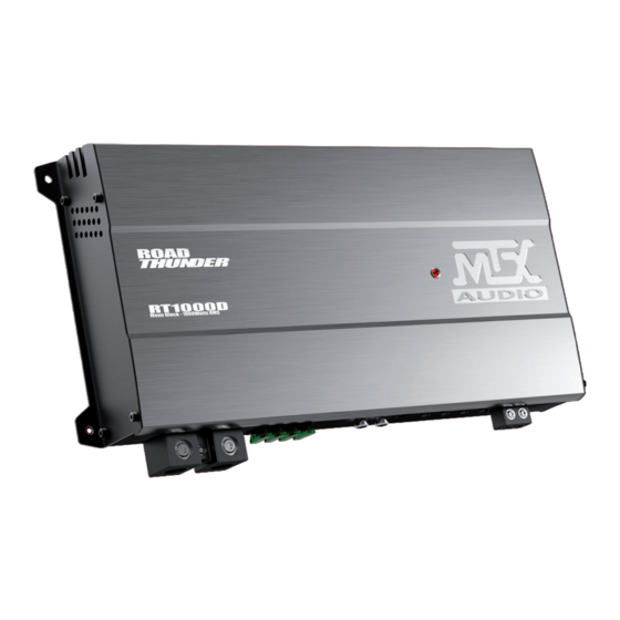MTX Audio ROADTHUNDER RT1000D Bedienungsanleitung