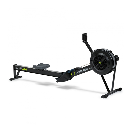 concept 2 RowERG Gebrauchs- Und Sicherheitshinweise