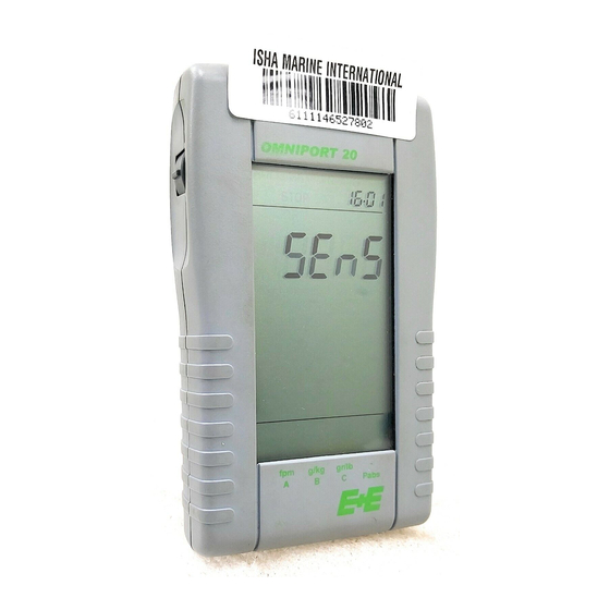 E+E Elektronik OMNIPORT 20 Bedienungsanleitung