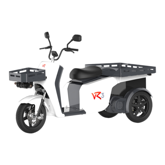 VRBIKES vR3 Bedienungsanleitung