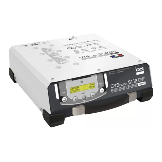 GYS GYSFLASH 51.12 CNT FV Bedienungsanleitung