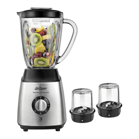 Arzum MAXIBLEND GLASS AR 1056 Gebrauchsanweisung