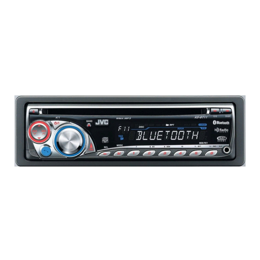 JVC KD-BT11 Bedienungsanleitung