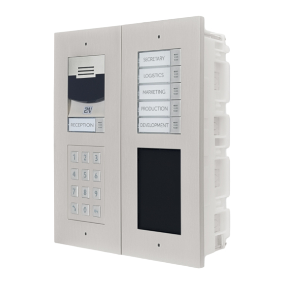 2N Helios IP Verso Installationshandbuch