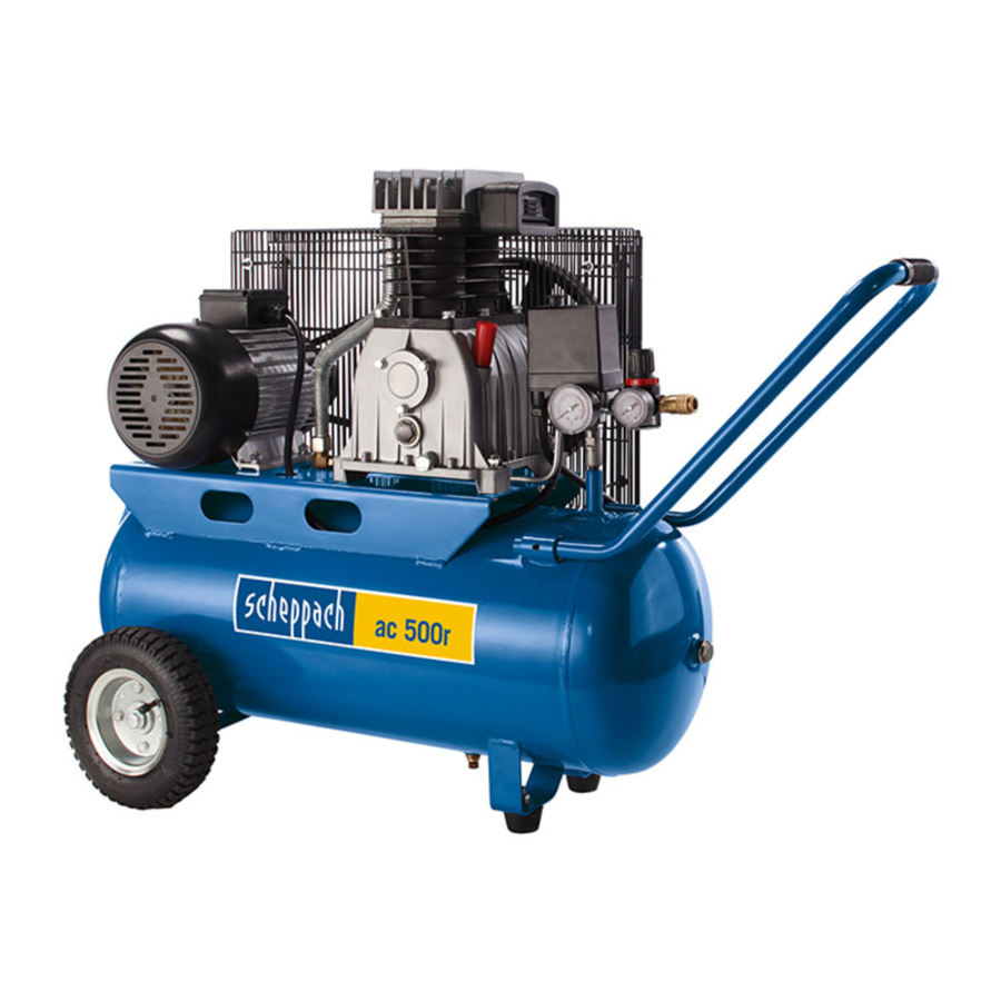 Scheppach AC 500r Anleitung