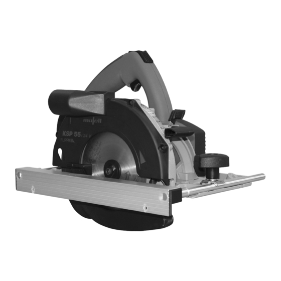 Mafell KSP 55 / 24 V Originalbetriebsanleitung