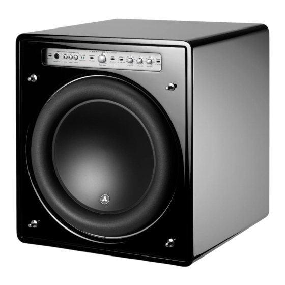 JL Audio Fathom f113v2 Bedienungsanleitung
