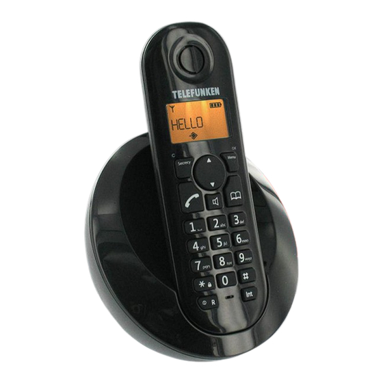 Telefunken TB 201 Gebrauchsanweisung