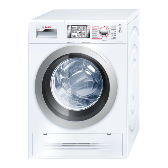 Bosch WVH30541CH Gebrauchs- Und Aufstellanleitung