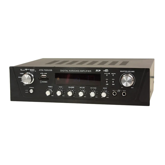 LTC Audio ATM7000USB Bedienungsanleitung