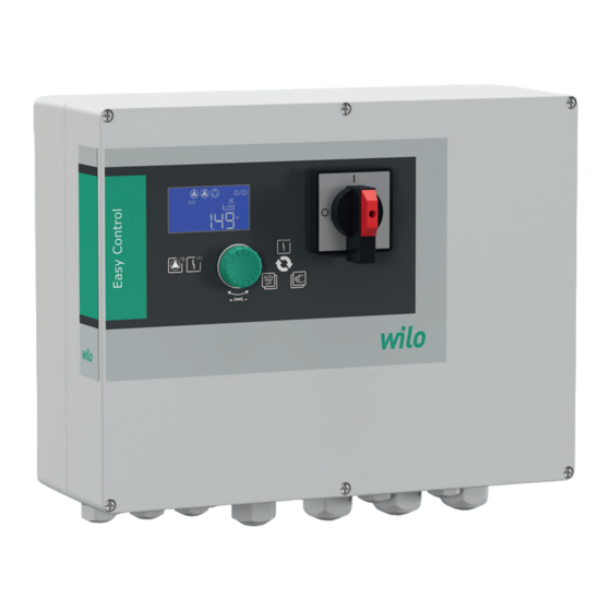 Wilo Control EC-L Einbau- Und Betriebsanleitung