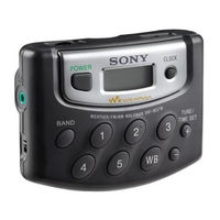 Sony Walkman SRF-M37 Bedienungsanleitung