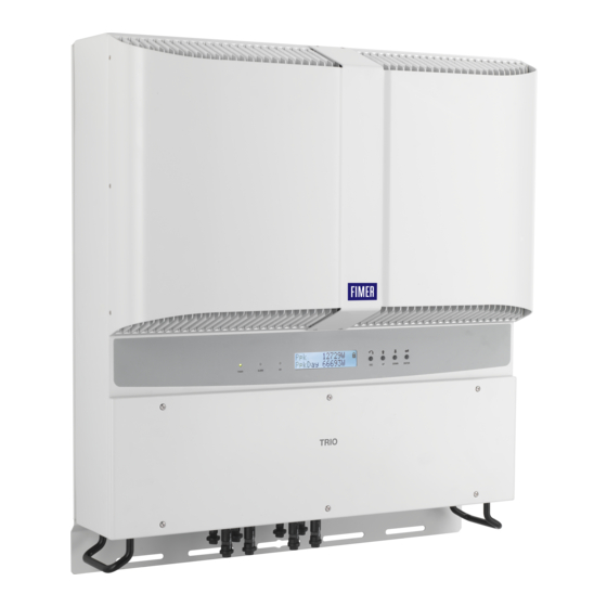 Fimer PVI-10.0-TL-OUTD Installations-Kurzanleitung