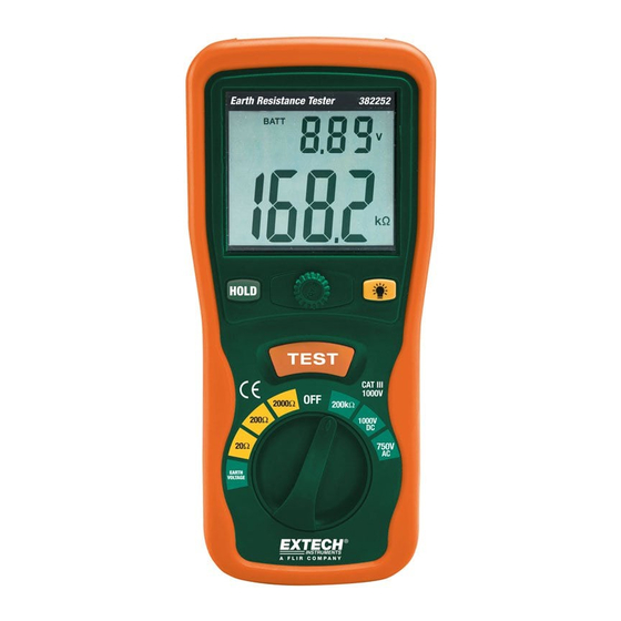 Extech 382252 Bedienungsanleitung