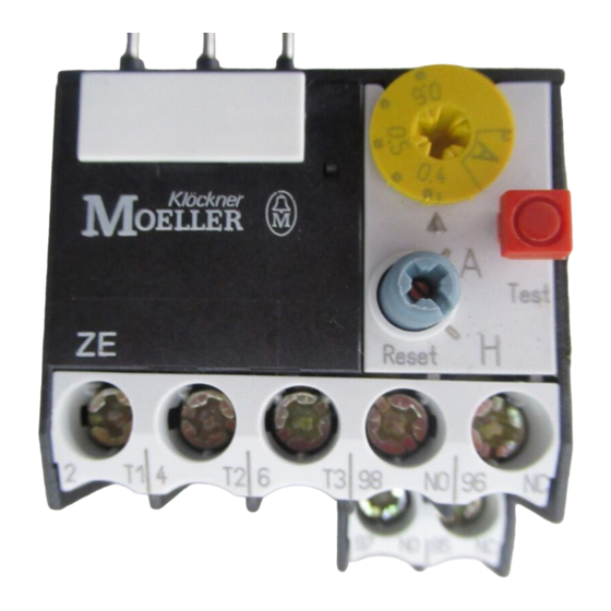 Moeller ZE-Serie Hardware Und Projektierung