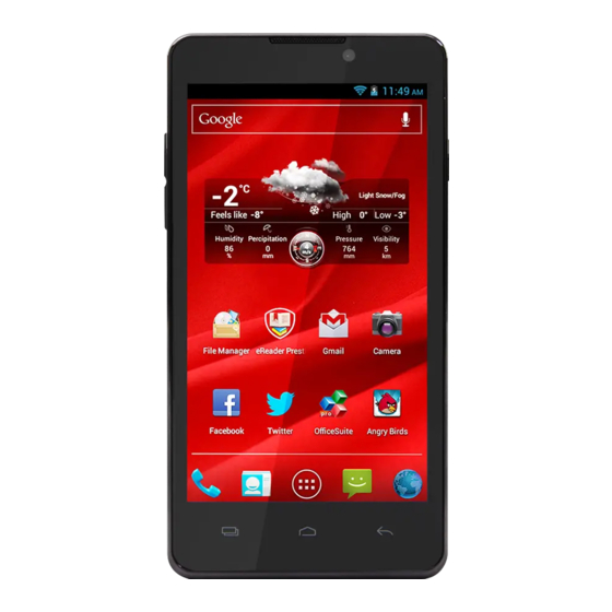 Prestigio MultiPhone PAP4505DUO Schnellstartanleitung
