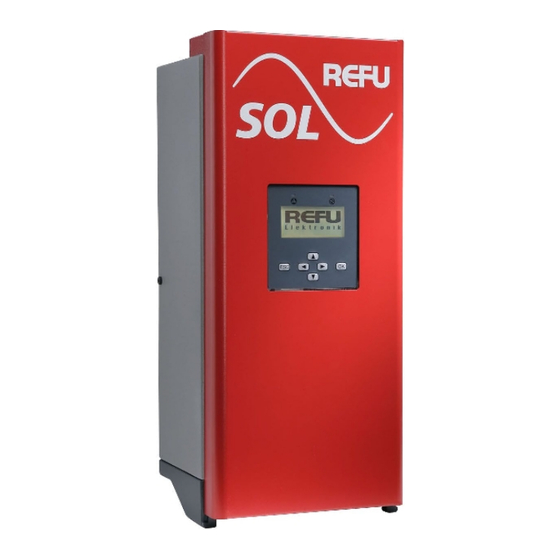 Refu sol 004K Bedienungsanleitung