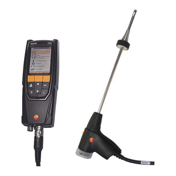 testo 320 Bedienungsanleitung