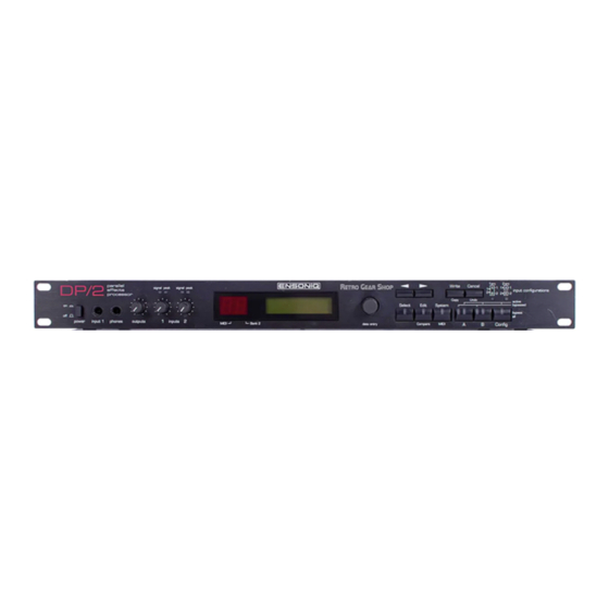 ENSONIQ DP/2 Referenzhandbuch