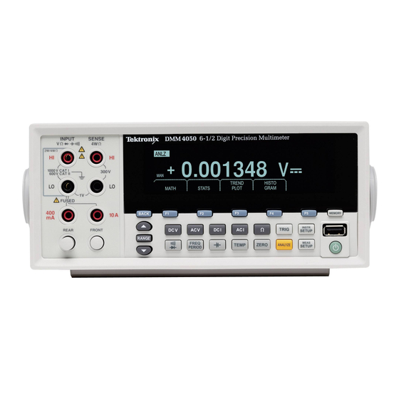 Tektronix DMM4040 Bedienungshandbuch