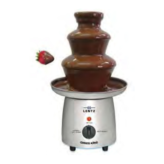 Lentz Choco King FD 2 Gebrauchsanleitung