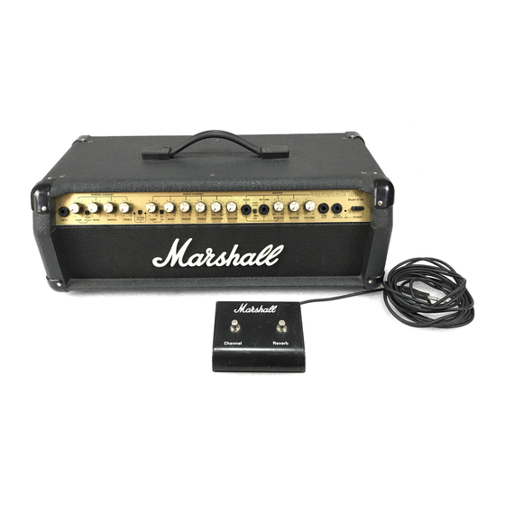 Marshall Amplification Valvestate Handbuch