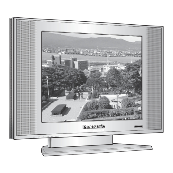 Panasonic TX-20LB5F Bedienungsanleitung